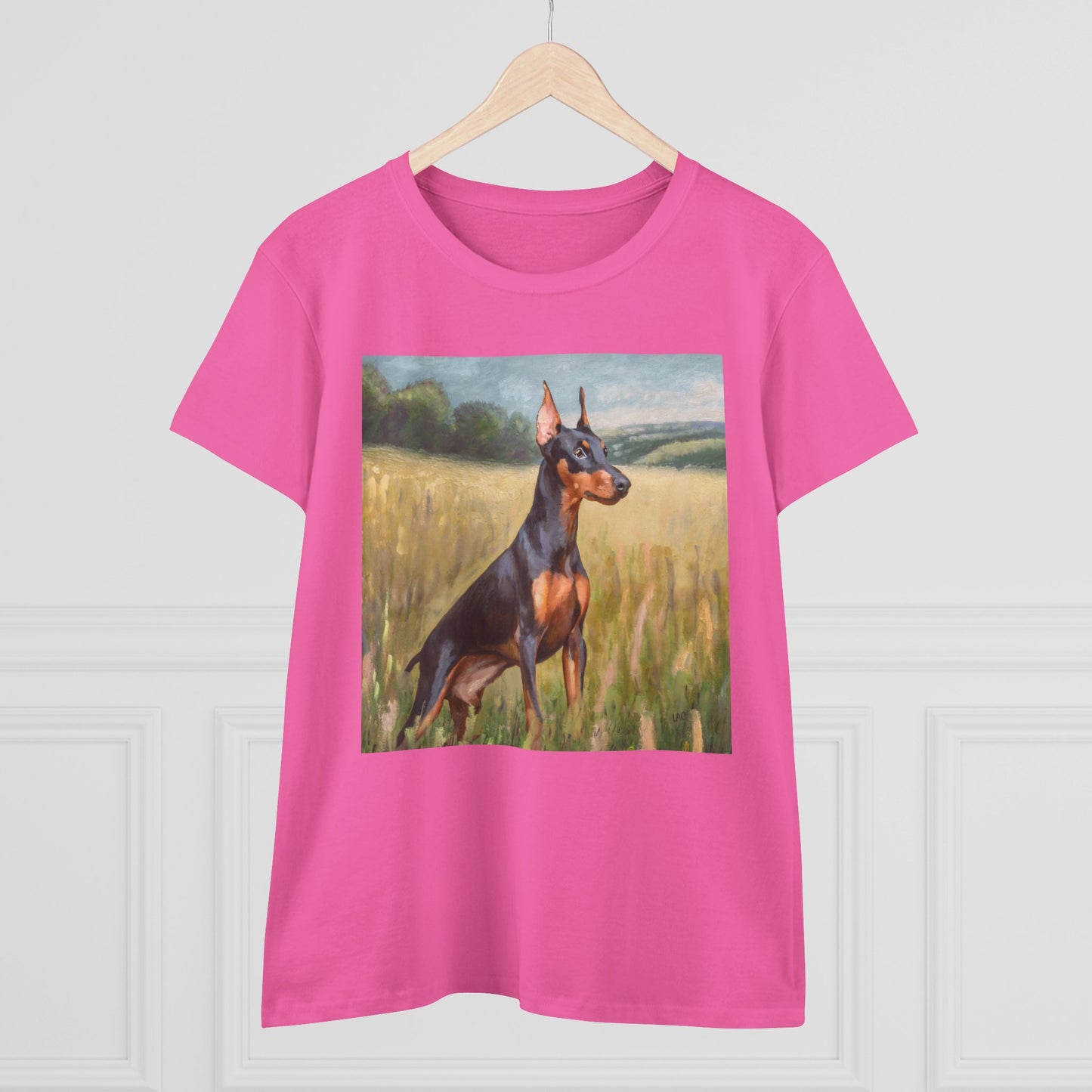 German Pinscher Women's Midweight Cotton Tee