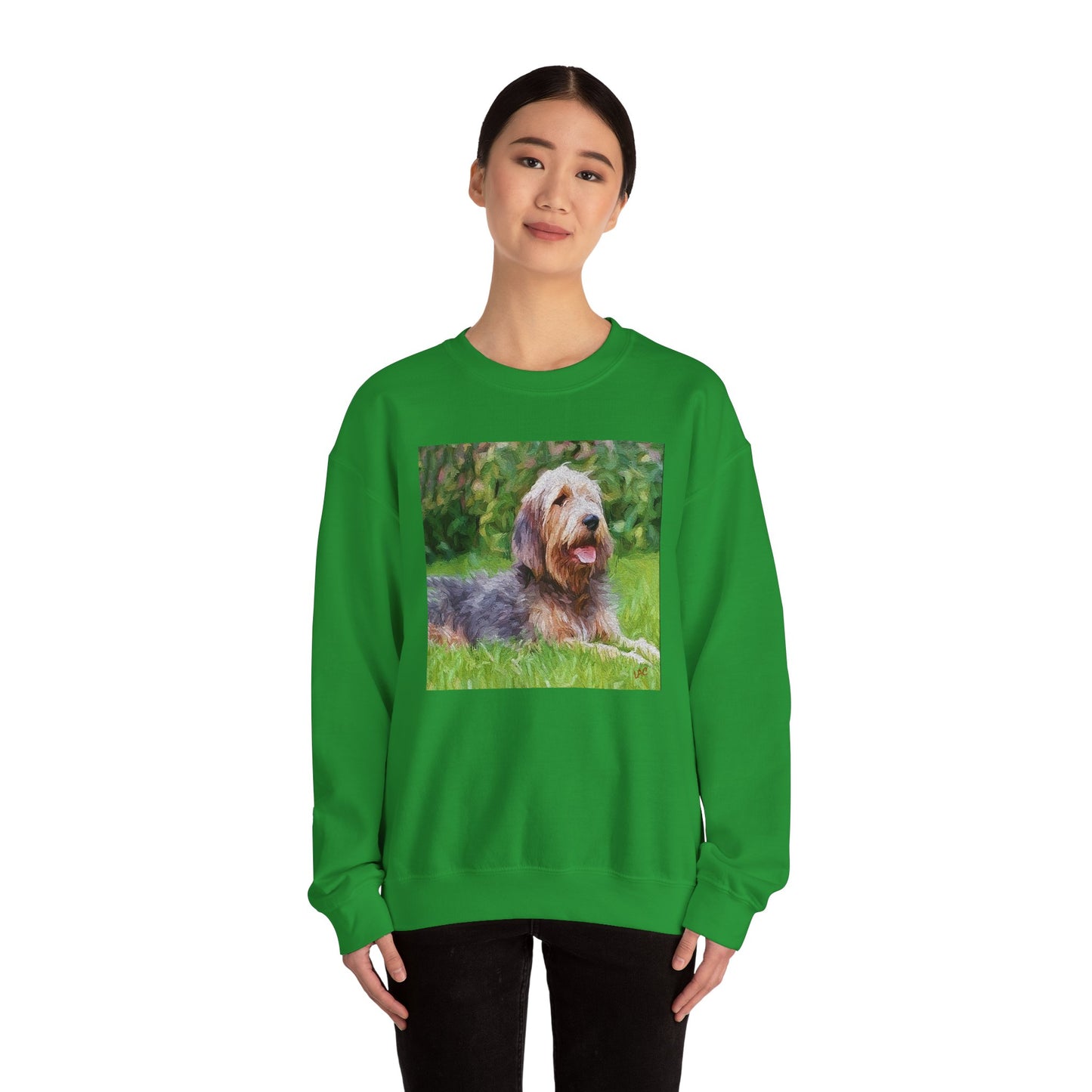 Otterhound Unisex 50/50 Crewneck Sweatshirt