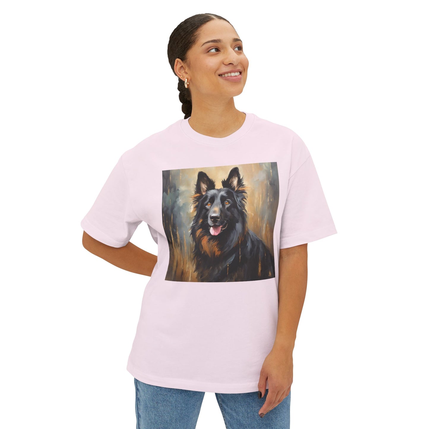 Bohemian Shepherd Unisex Ringspun Cotton Oversized Boxy Tee