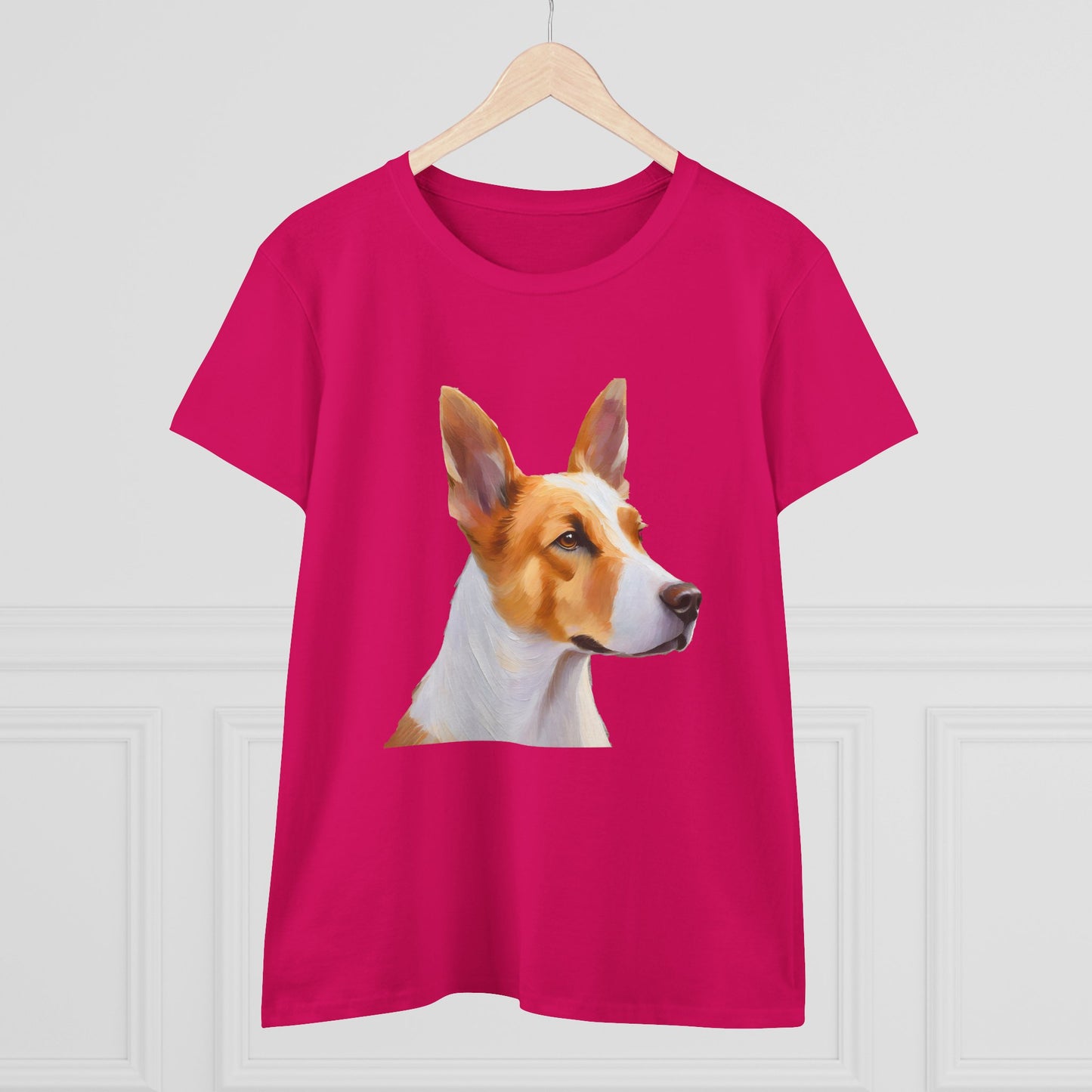 Canaan Dog of Israel Women's Midweight Cotton Tee