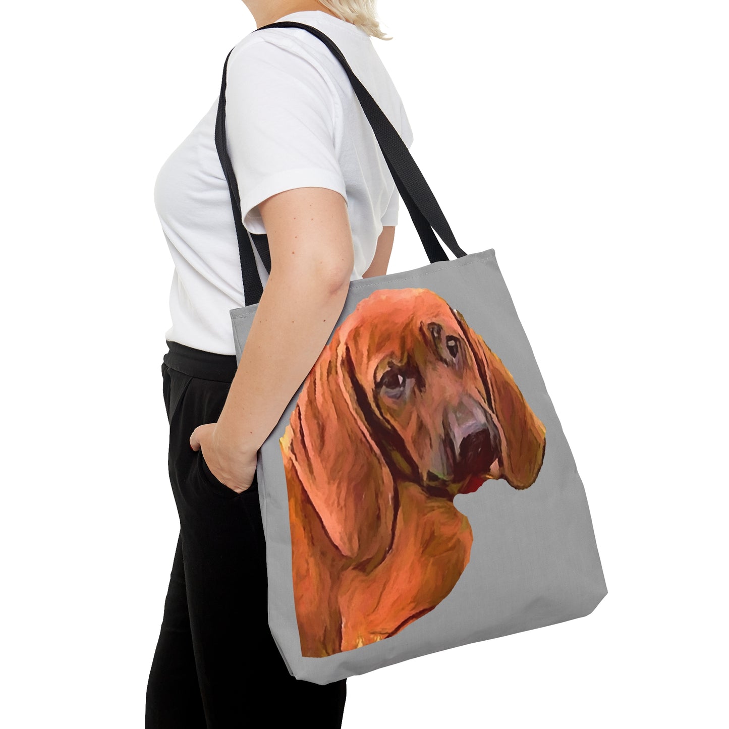 Redbone Coonhound Tote Bag