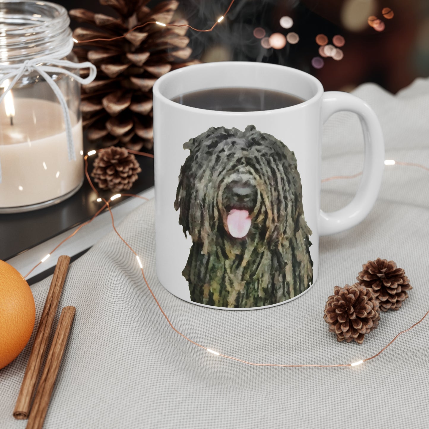 Puli 'Marley' Ceramic Mug 11oz