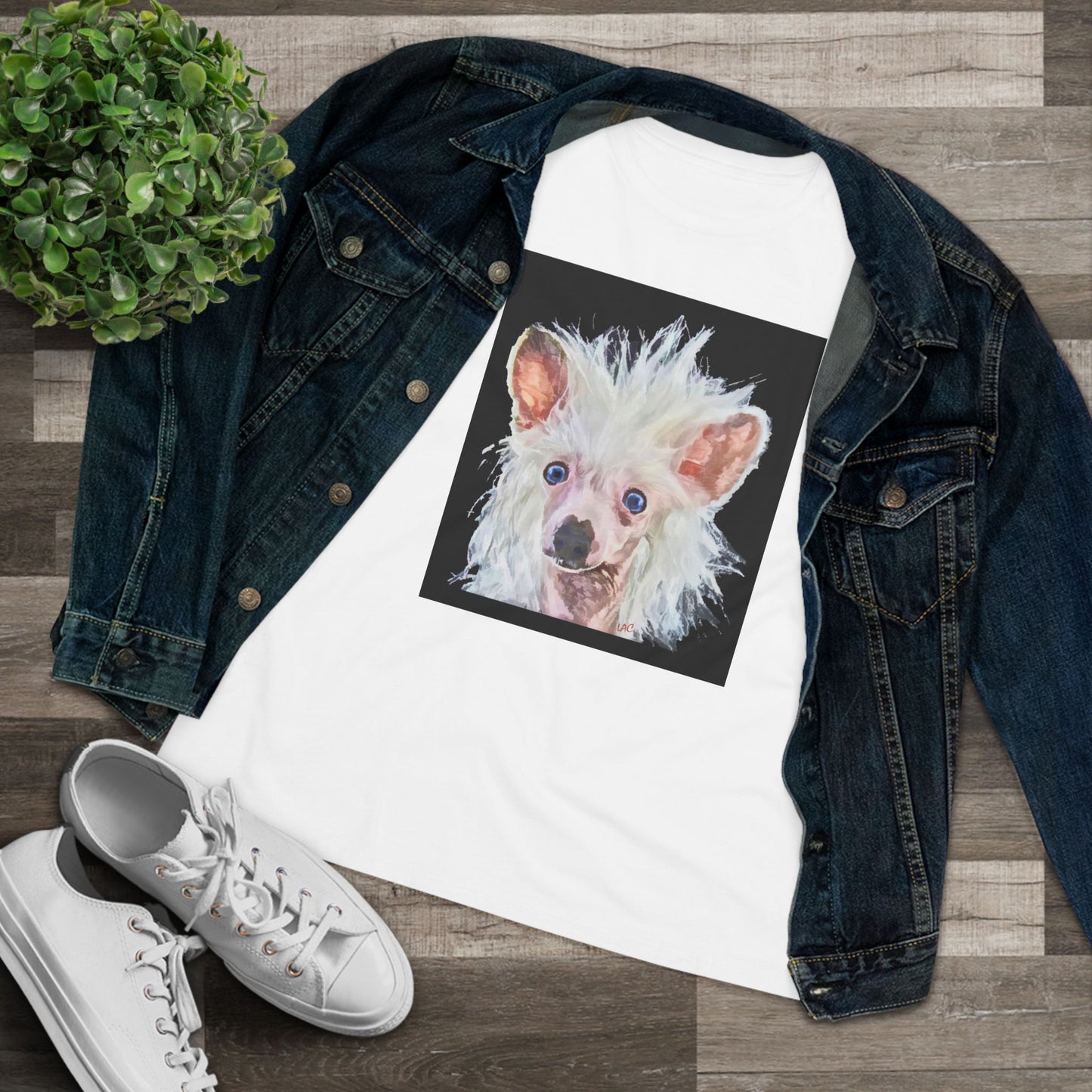 Chinese Crested Women's Relaxed Fit Cotton Tee