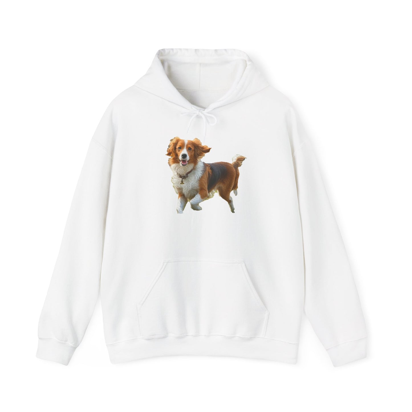 Nederlandse Kooikerhondje Unisex 50/50 Hooded Sweatshirt