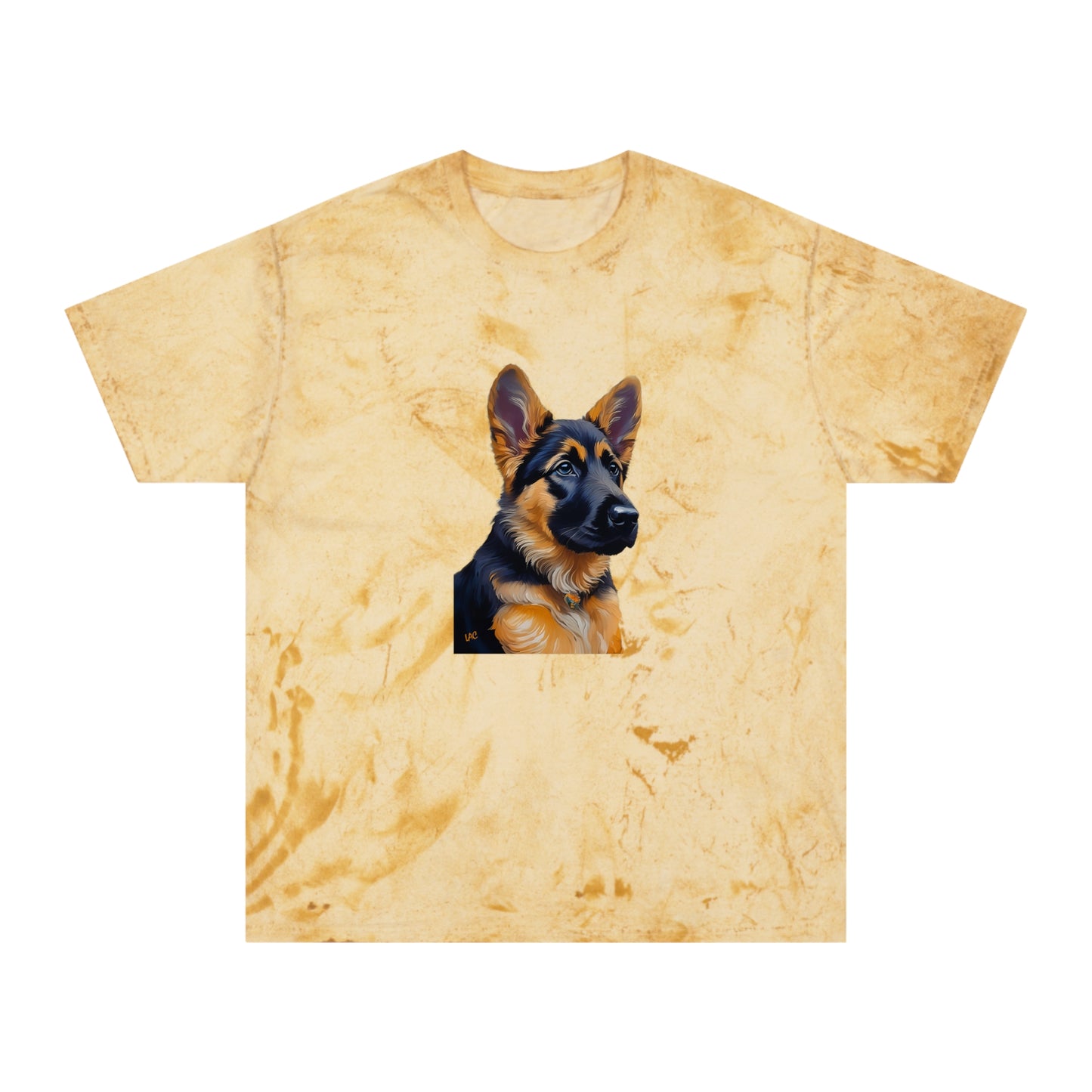 German Shepherd Puppy Unisex Color Blast T-Shirt