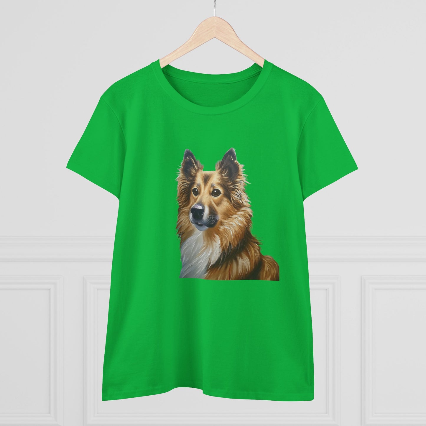 Icelandic Sheepdog Women's Midweight Cotton Tee