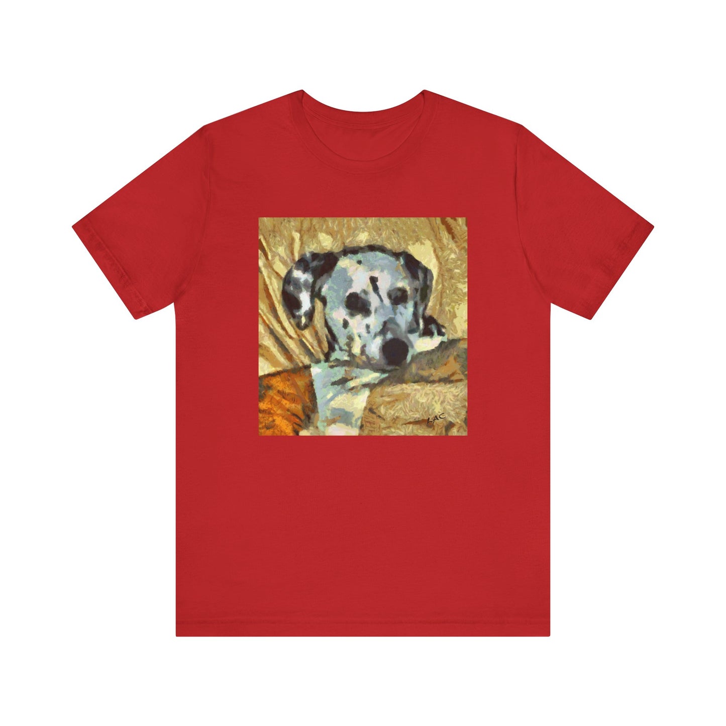 Dalmatian 'Breakfast Time' Unisex Jersey Short Sleeve Tee