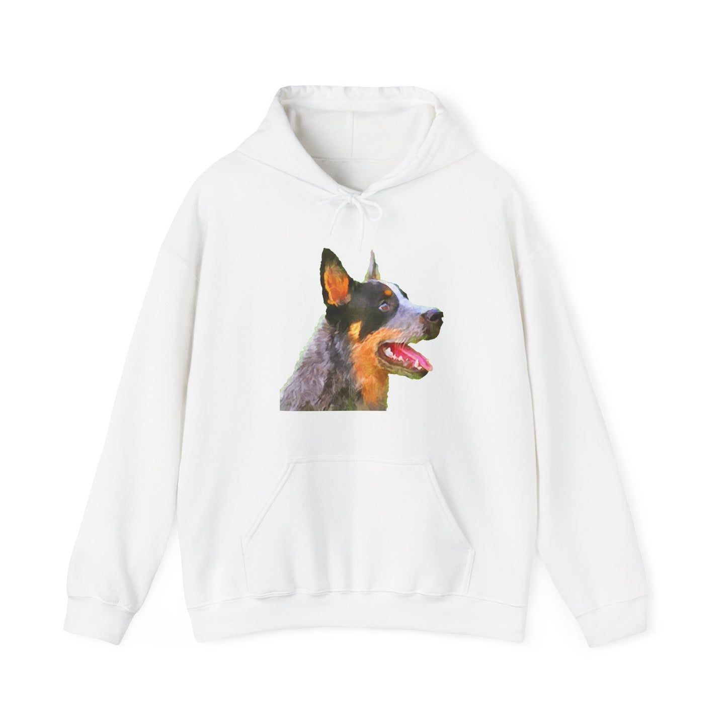 Elegant Blue Heeler Unisex Hooded Sweatshirt