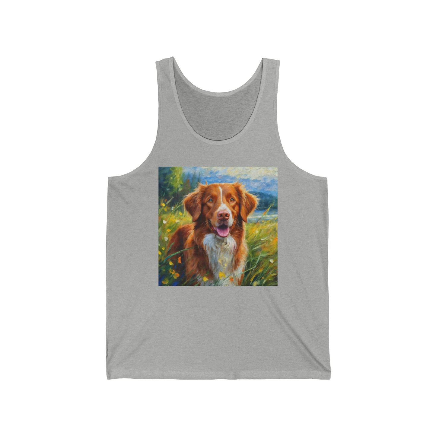 Duck Tolling Retriever #2 - Unisex Jersey Tank