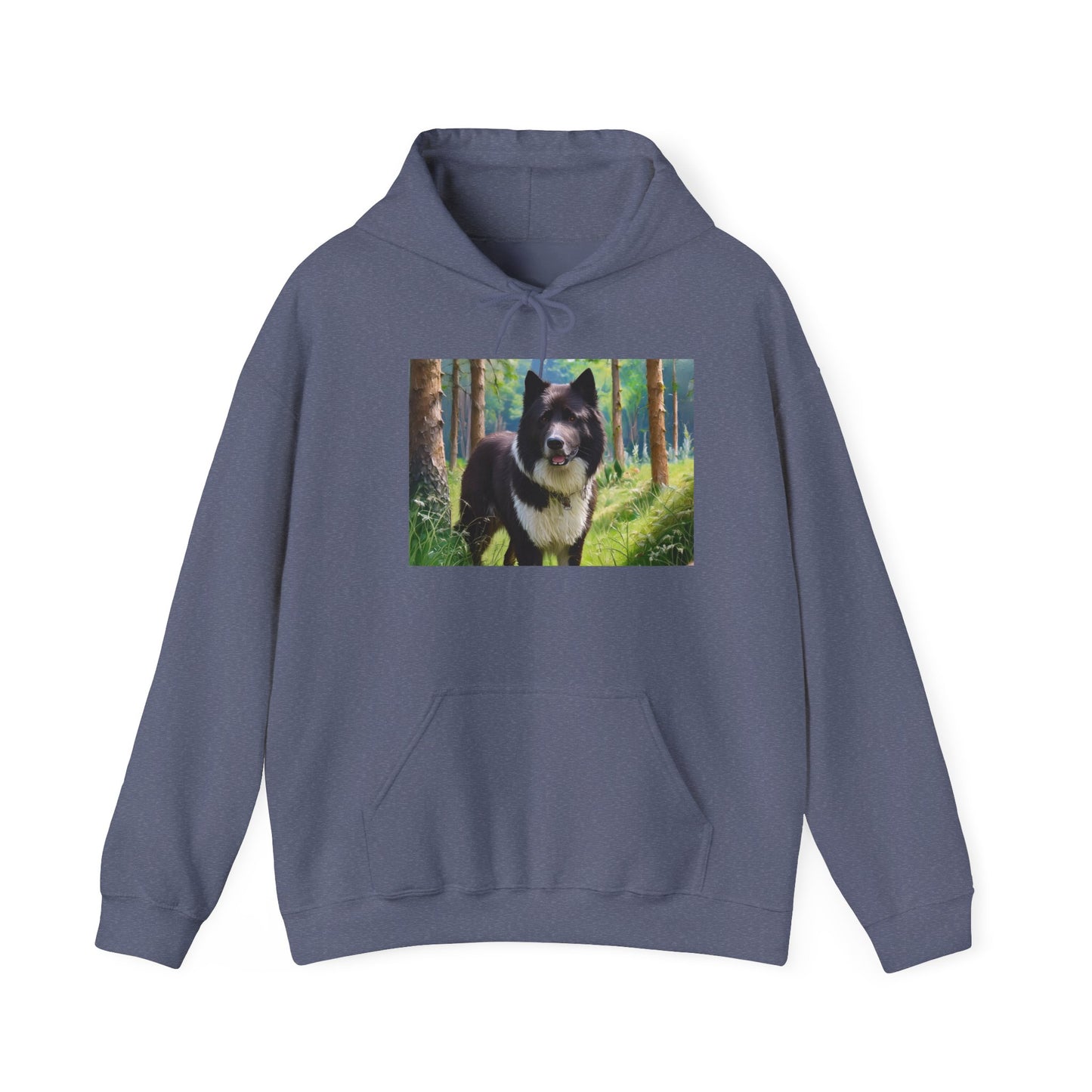 Karelian Bear Dog Unisex Cozy Hooded Sweatshirt