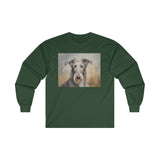 Scottish Deerhound Cotton Long Sleeve Tee