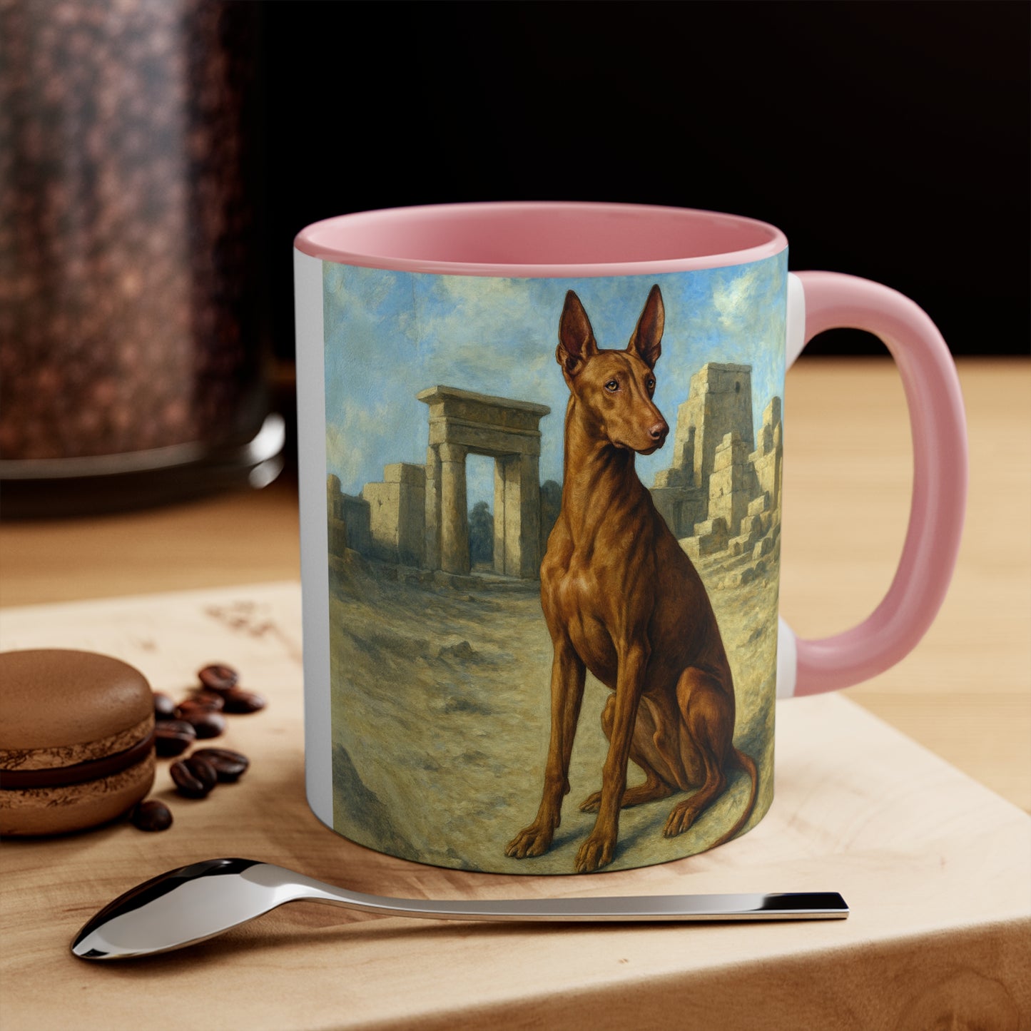Egyptian Pharoh Hound Accent Coffee Mug, 11oz