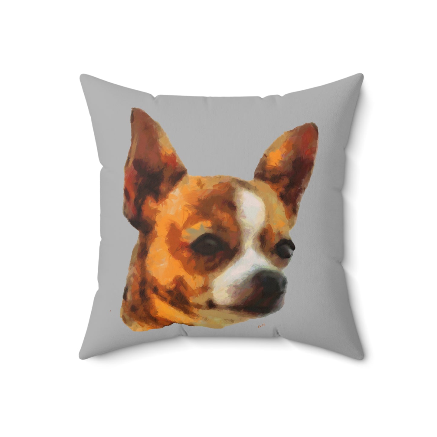 Chihuahua 'Paco' Spun Polyester Throw Pillow