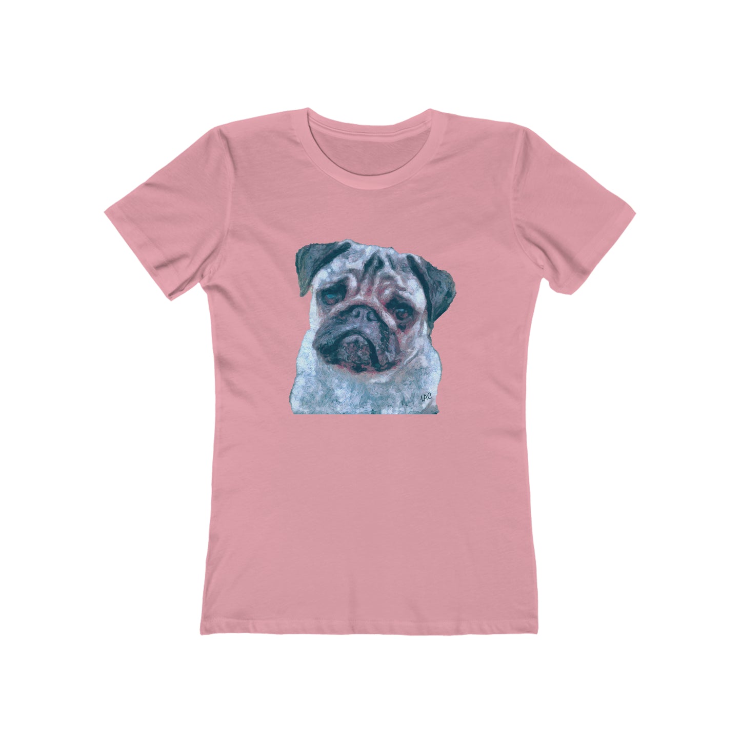 Pug 'Pompey' - Women's Slim Fit Ringspun Cotton T-Shirt