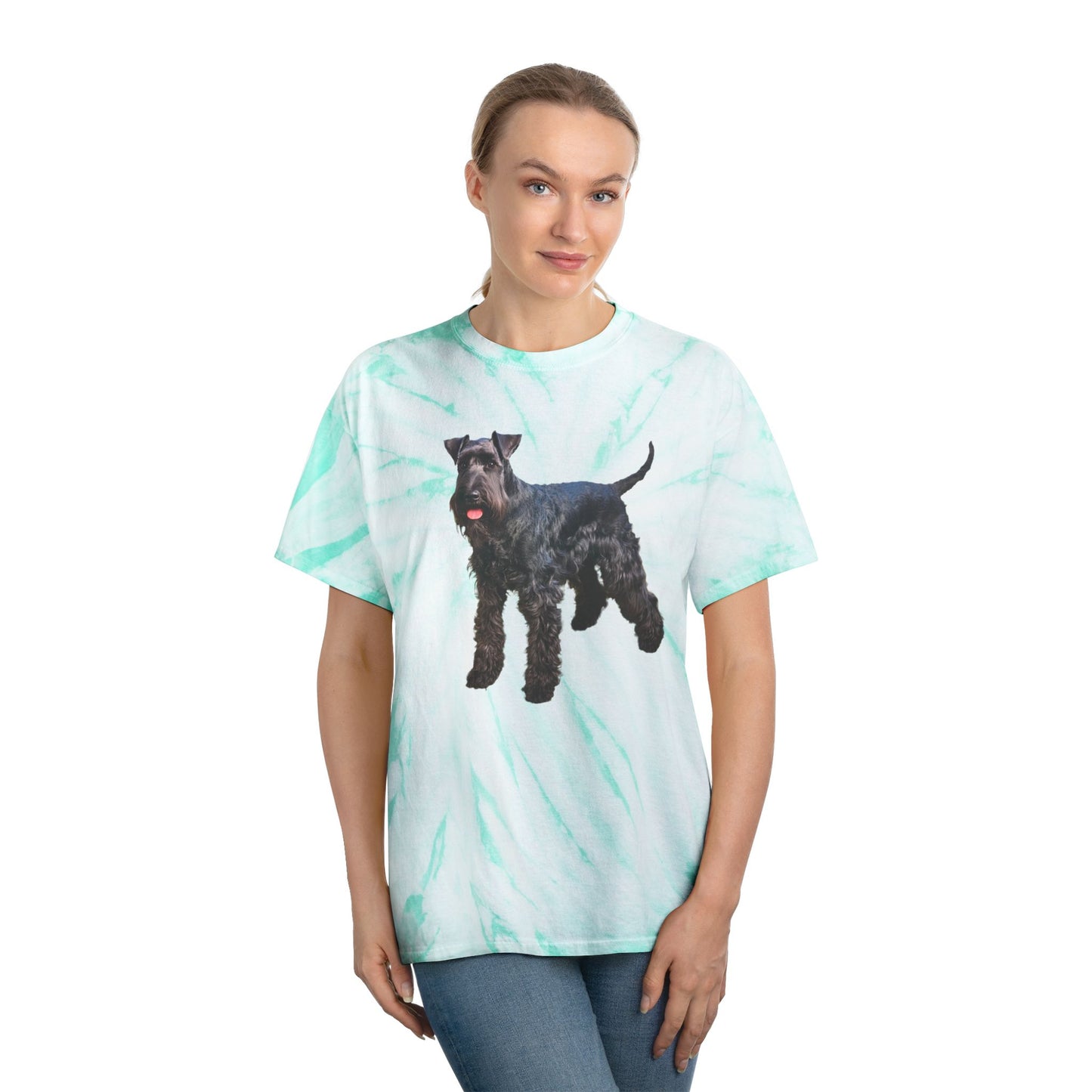Kerry Blue Terrier Tie-Dye Tee, Cyclone