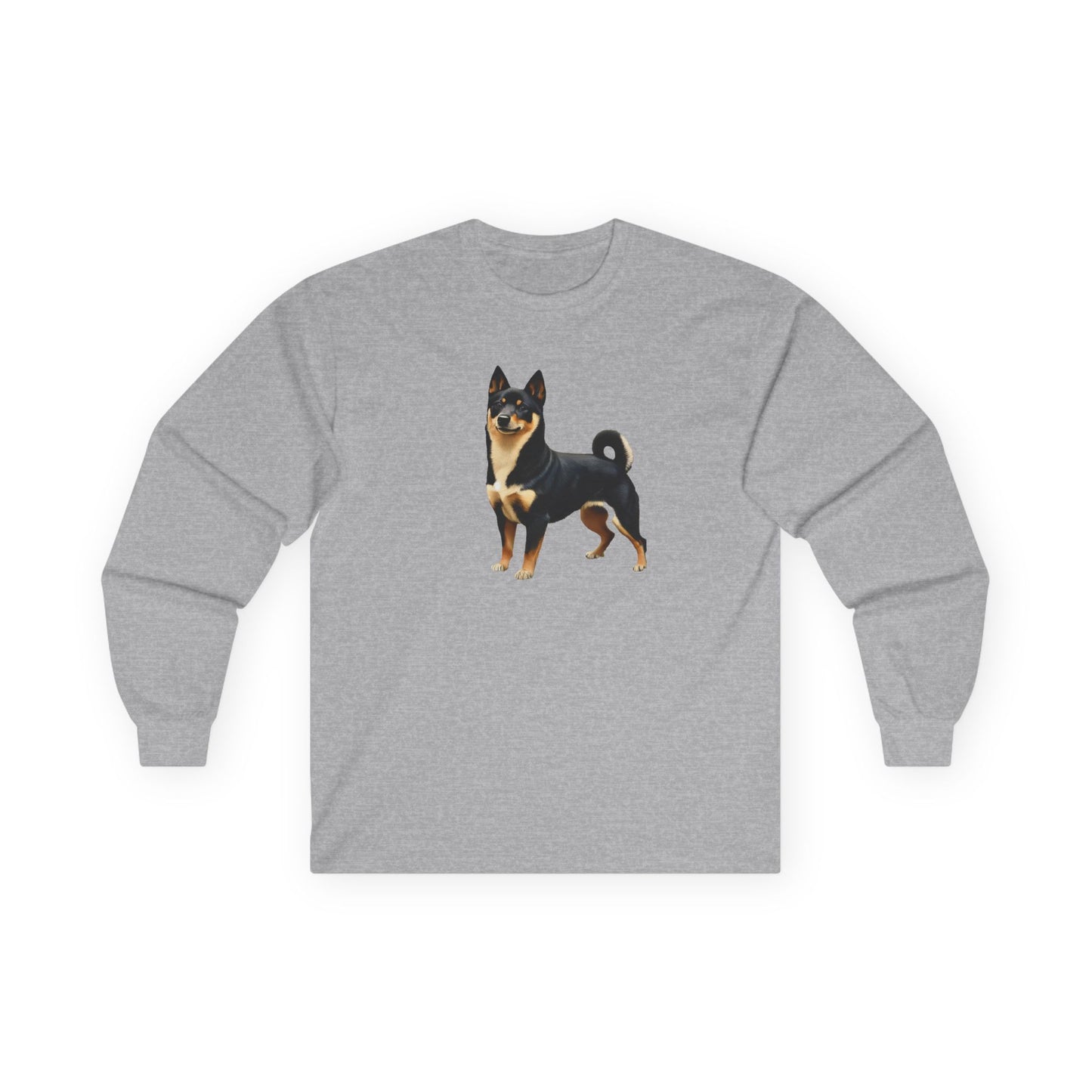 Black & Tan Shiba Inu - Unisex Classic Cotton Long Sleeve Tee