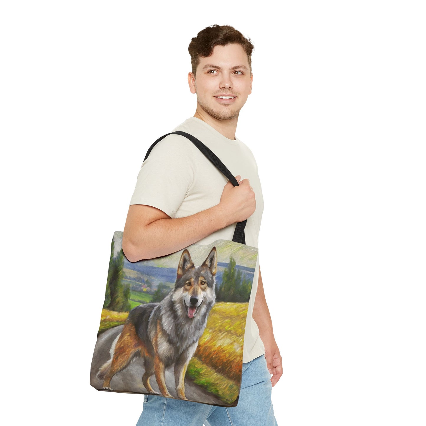 Czechoslovakian Vlcak 'Wolfdog' Tote Bag (AOP)