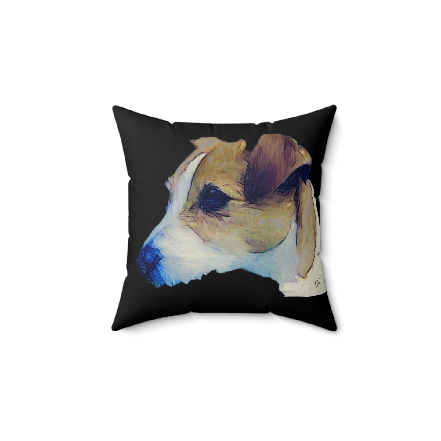 Parson Jack Russell Terrier - Spun Polyester Throw Pillow