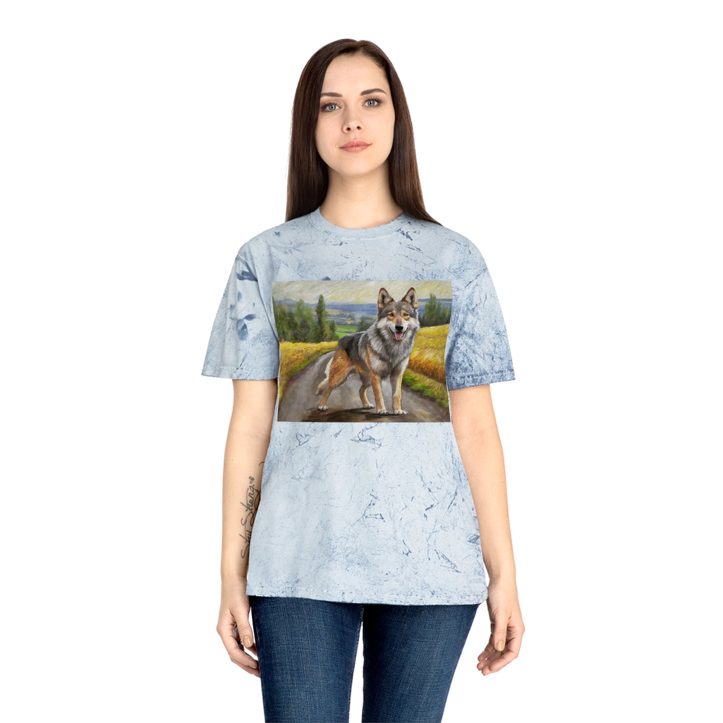 Czechoslovakian Vlciak Wolfdog Classic Color Blast T-Shirt