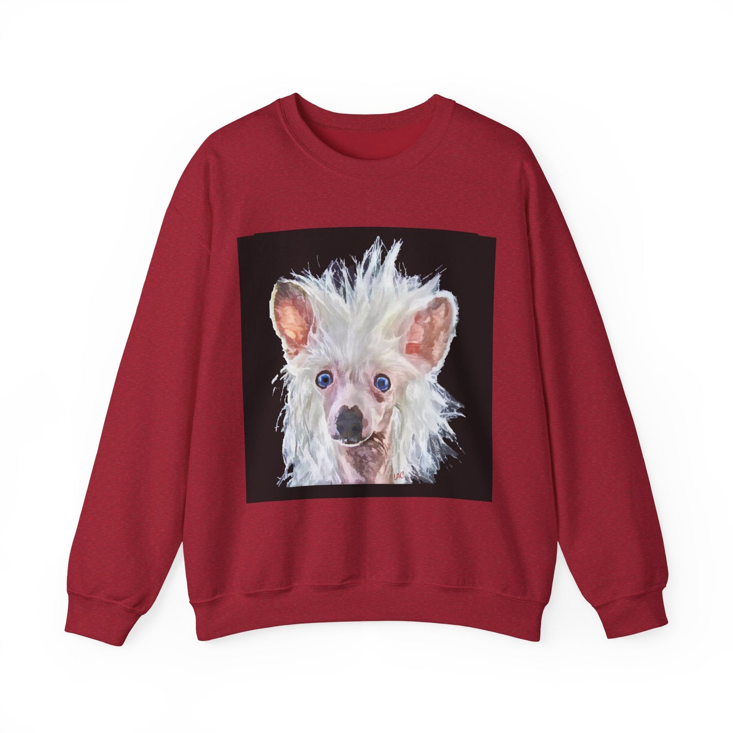 Chinese Crested Unisex 50/50 Crewneck Sweatshirt