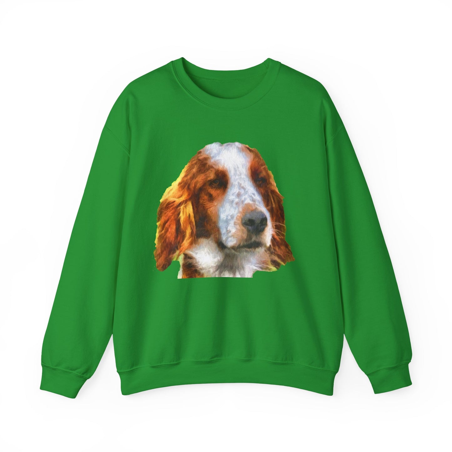 Irish Red & White Setter - Unisex 50/50 Crewneck Sweatshirt