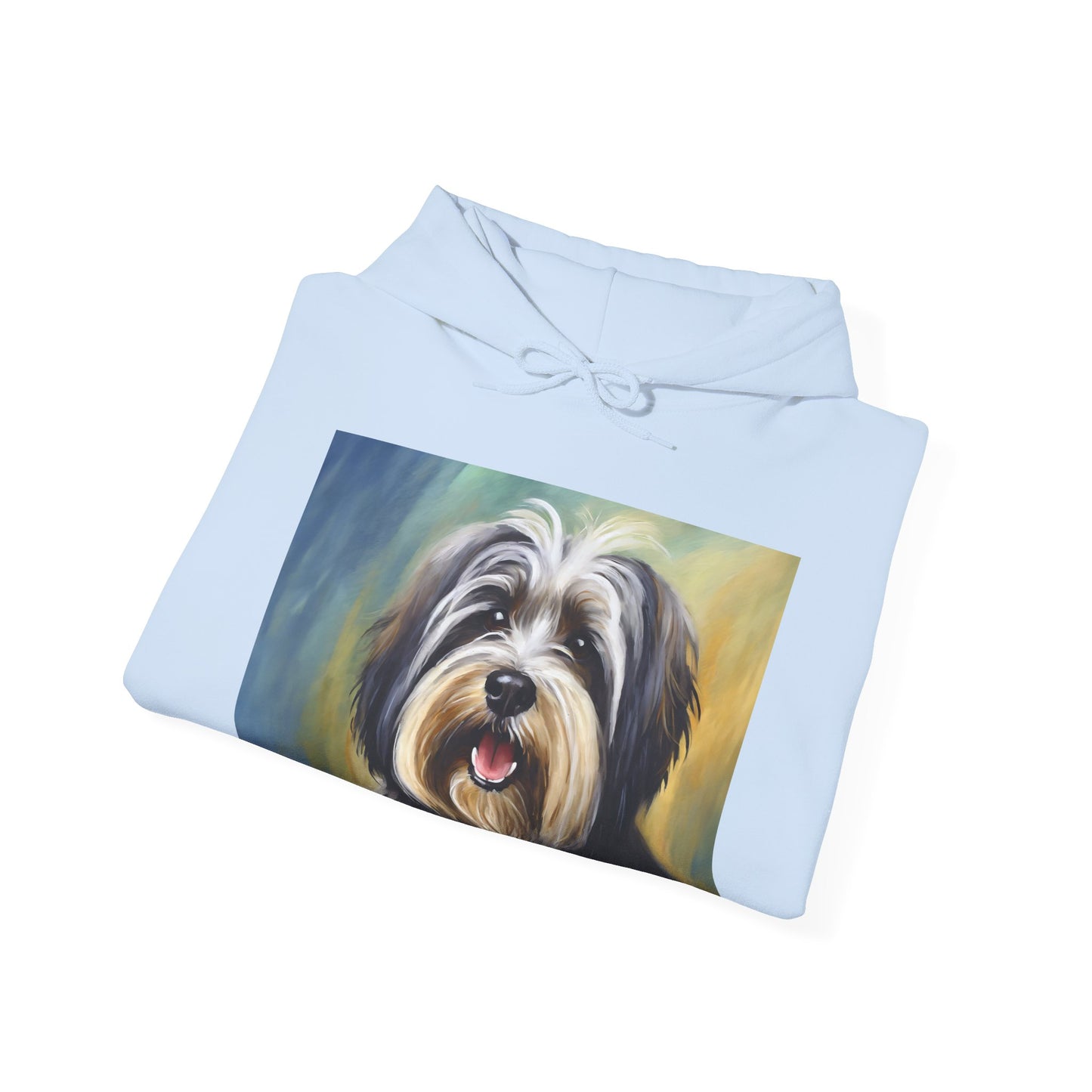 Tibetan Terrier 50/50 Hooded Sweatshirt