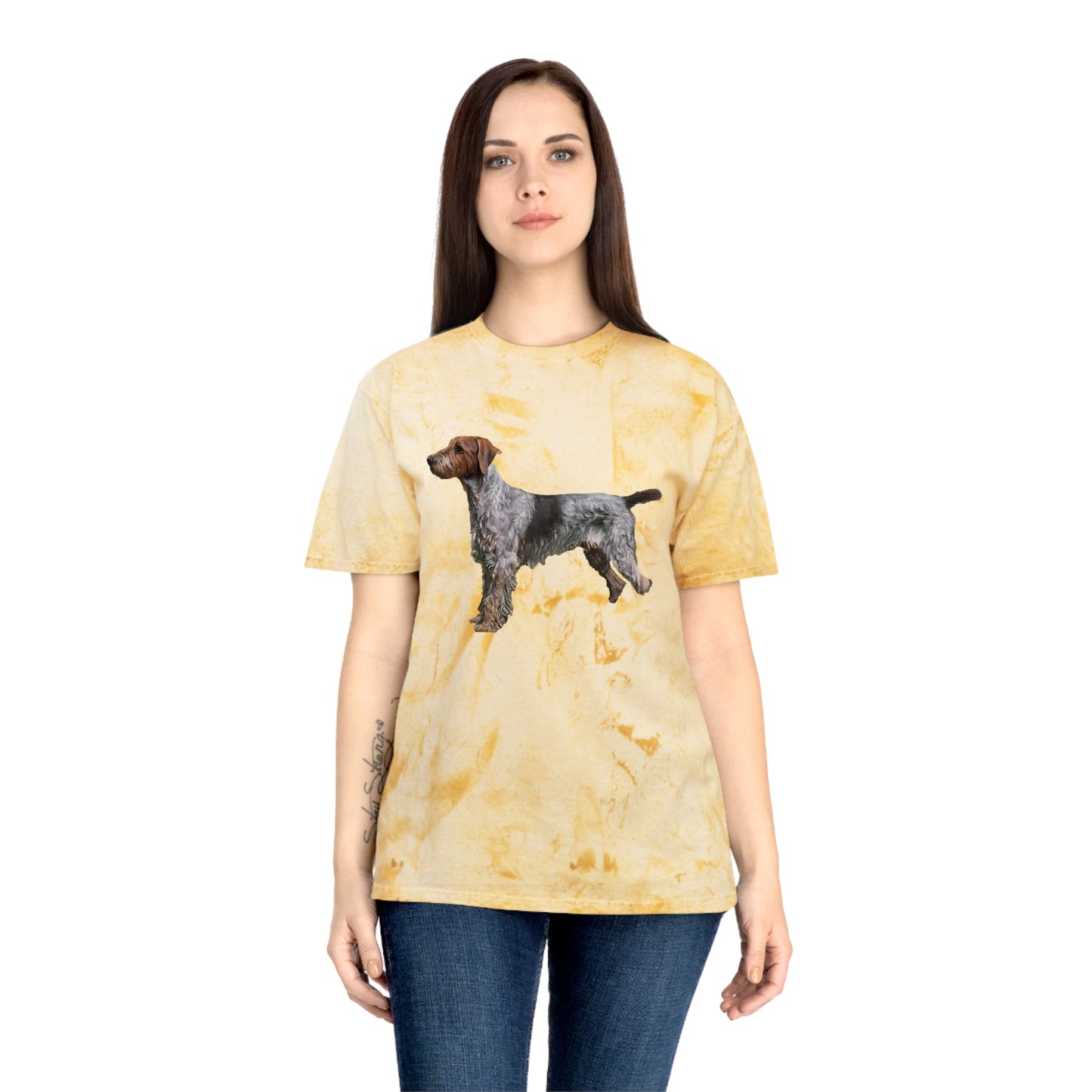 Wirehaired Pointing Griffon Unisex Color Blast T-Shirt