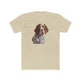 Bracco Italiano Men's Fitted Cotton Crew Tee