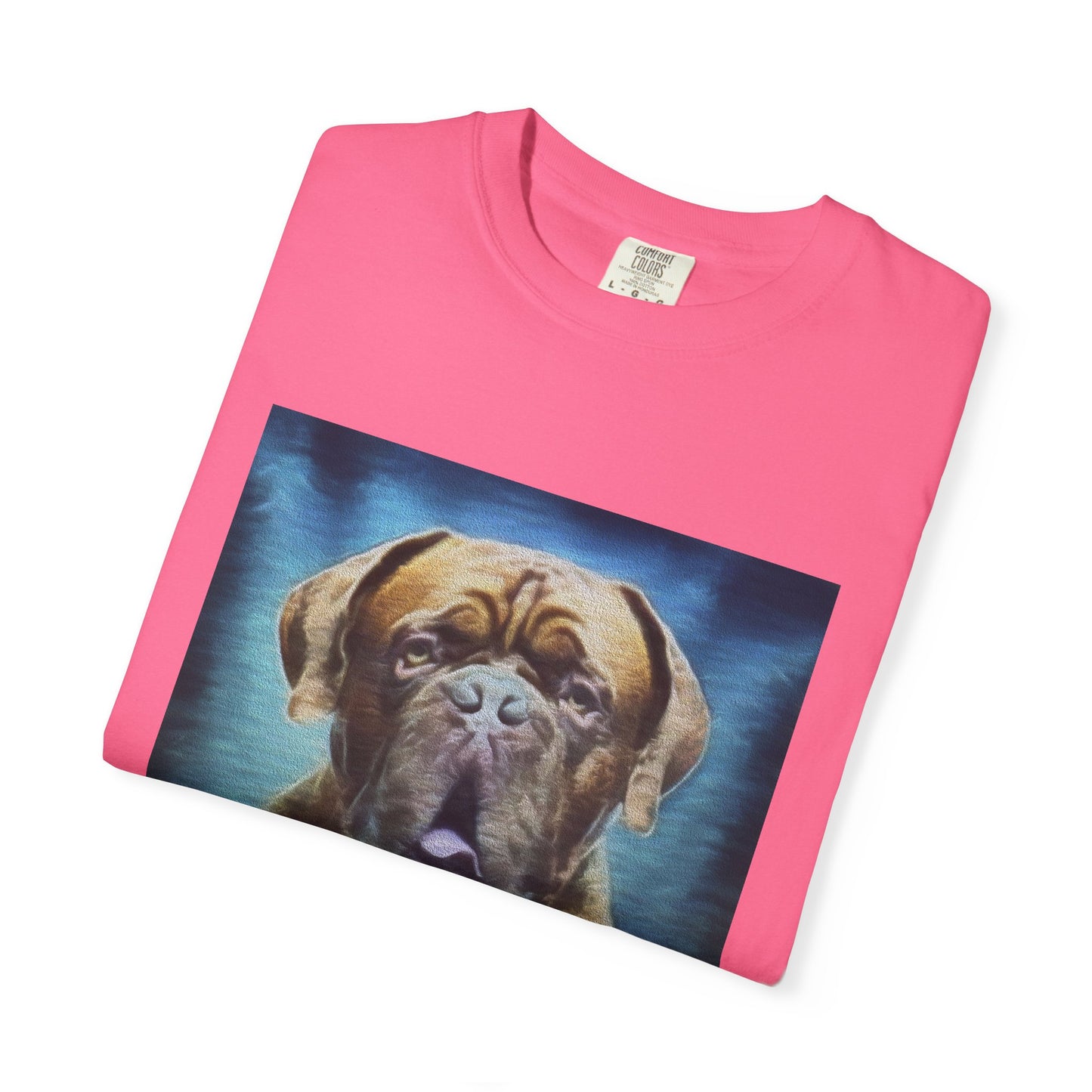Dogue de Bordeaux Unisex Relaxed Fit Garment-Dyed T-shirt