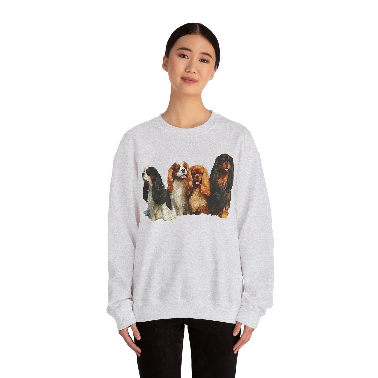 Cozy King Charles Spaniels 'Cavalier Club' Unisex Crewneck Sweatshirt