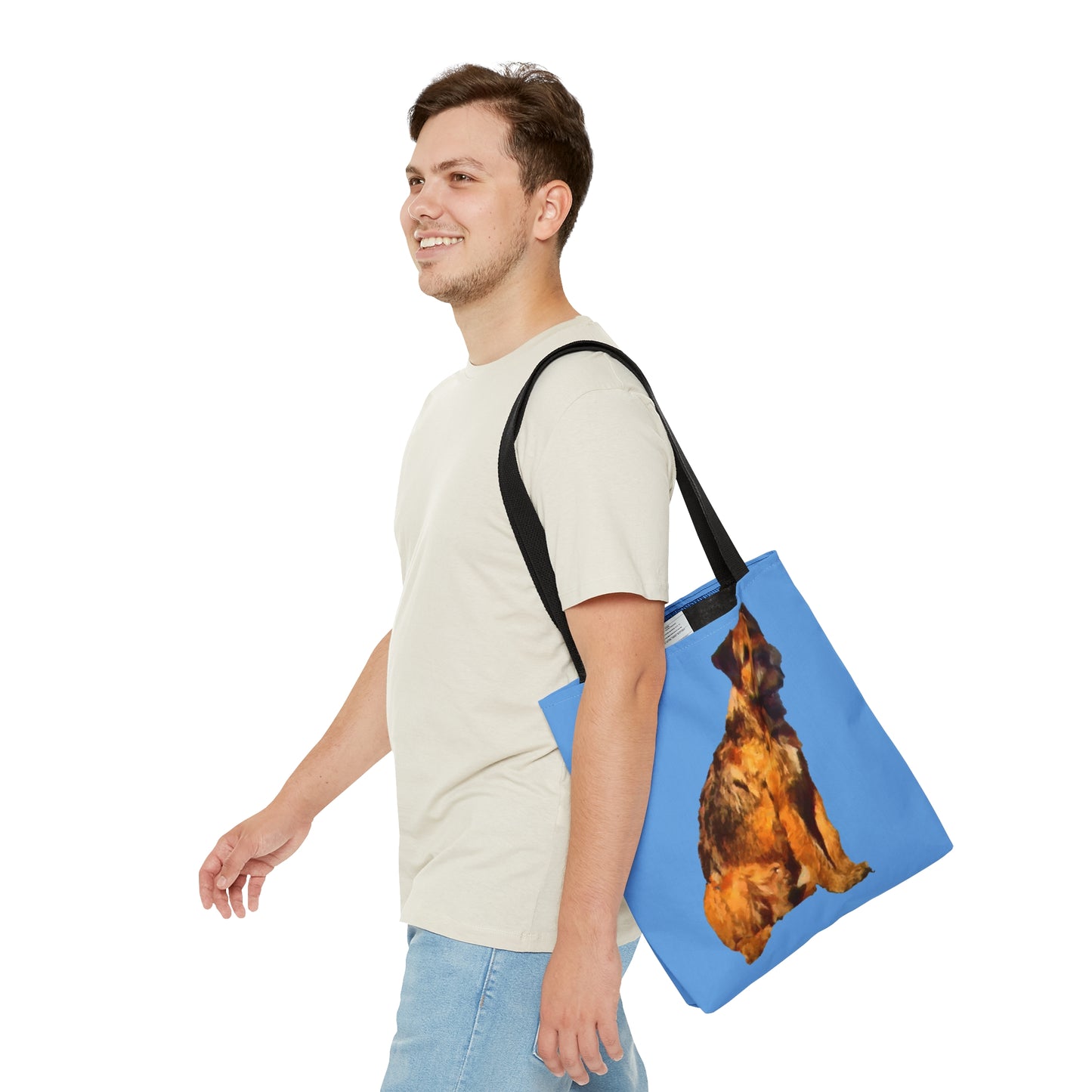 Charming 'Andrew' Border Terrier Tote Bag