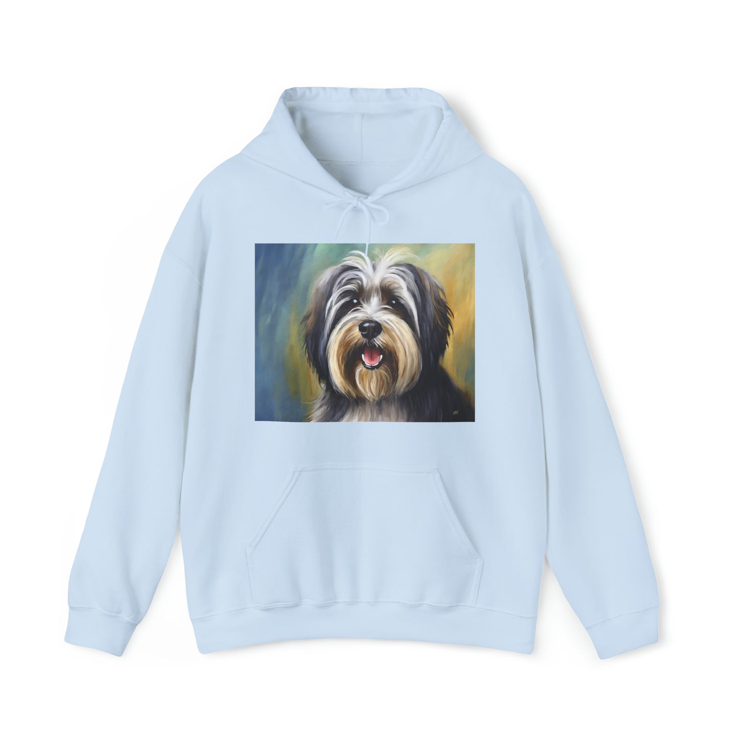 TIbetan Terrier 50/50 Hooded Sweatshirt