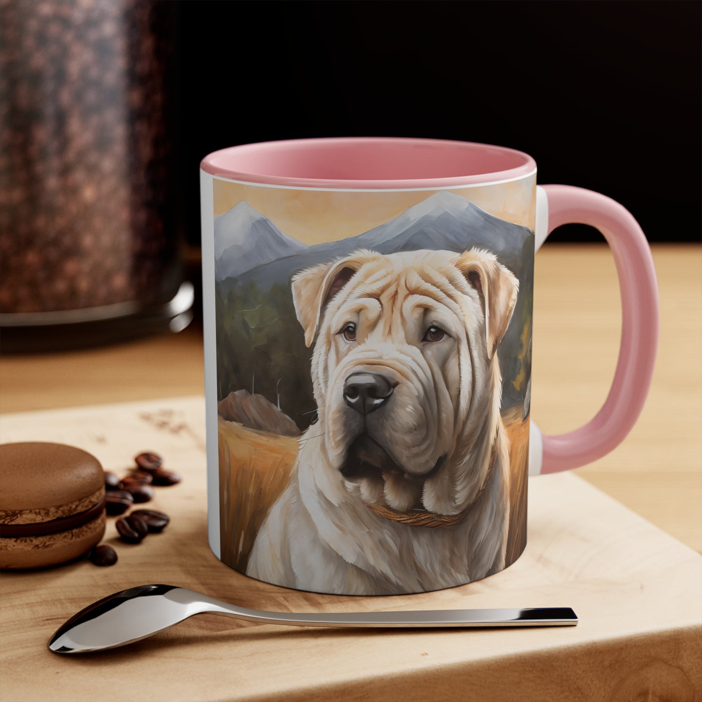Elegant Chinese Shar-Pei 11oz Ceramic Accent Mug