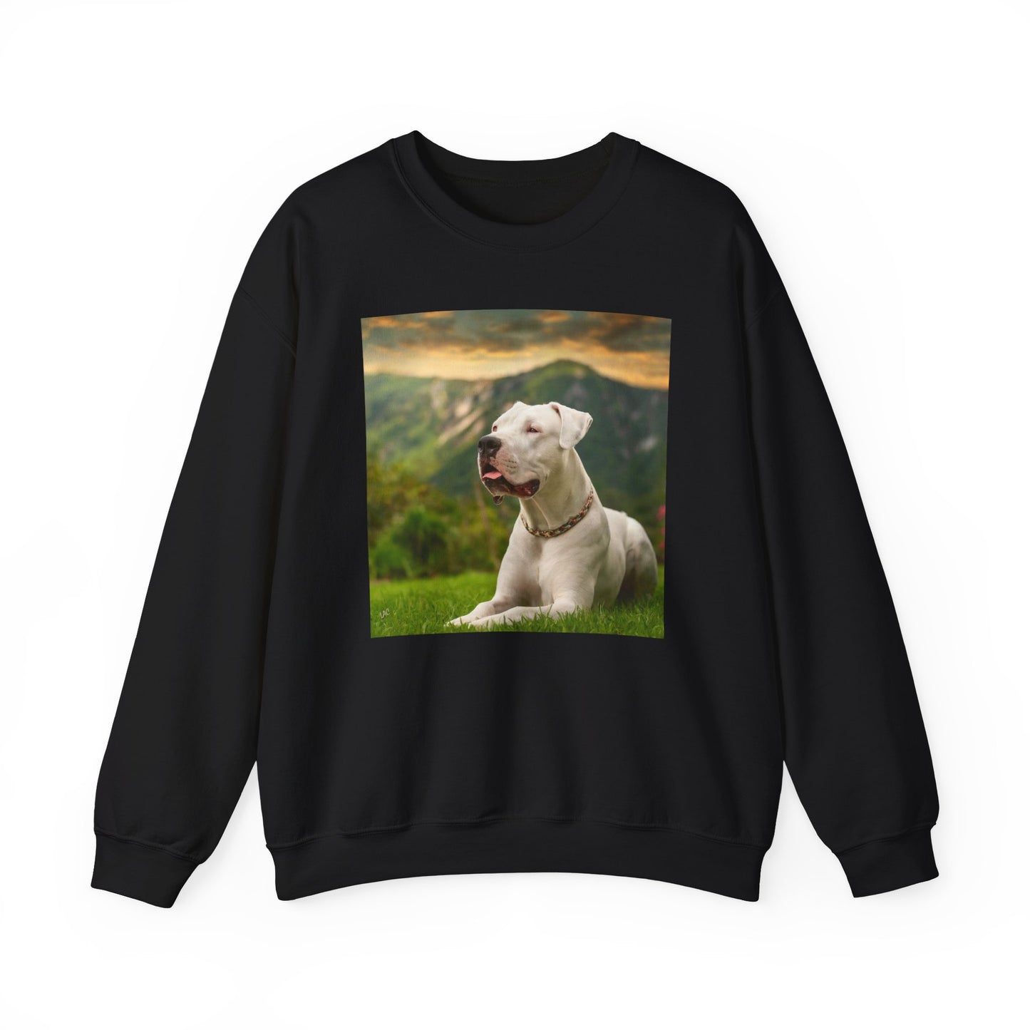Dogo Argentino 50/50 Crewneck Sweatshirt