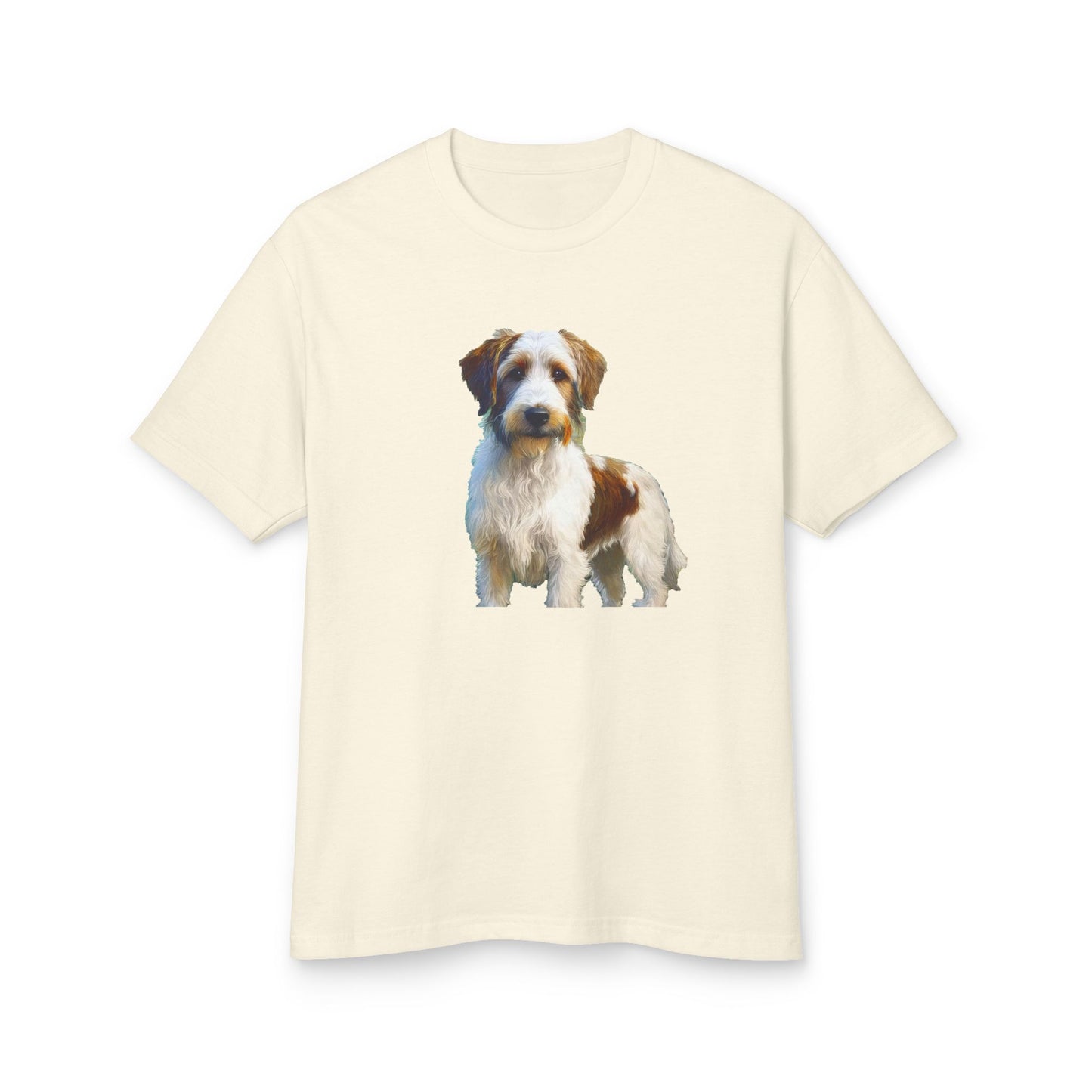 Kromfohrländer Unisex Relaxed Fit Garment-Dyed Heavyweight Cotton Tee