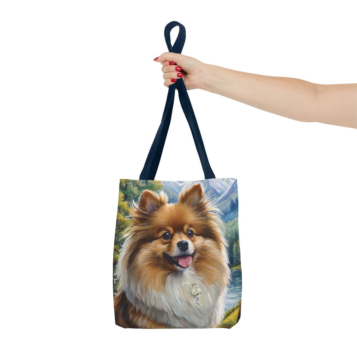 German Spitz Tote Bag (AOP) - Versatile Everyday Companion