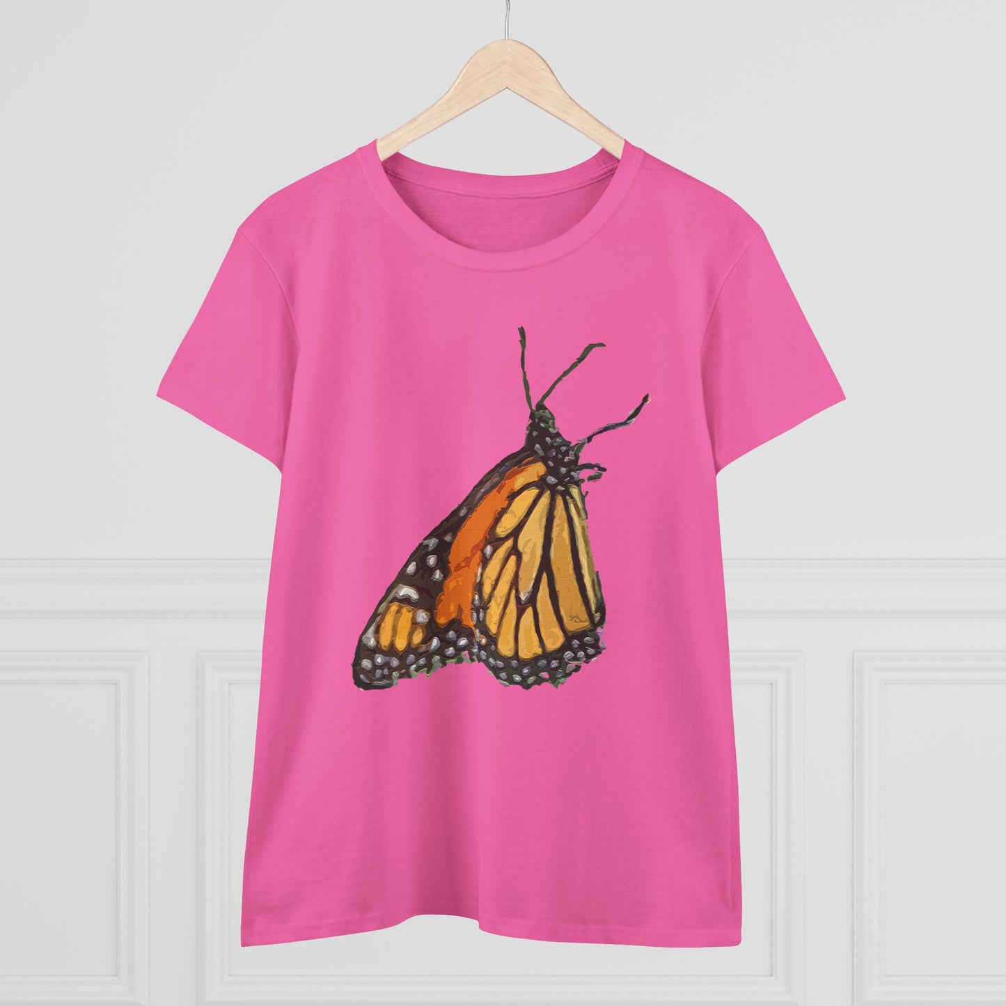 Monarch Butterfly Women's Midweight Cotton Tee