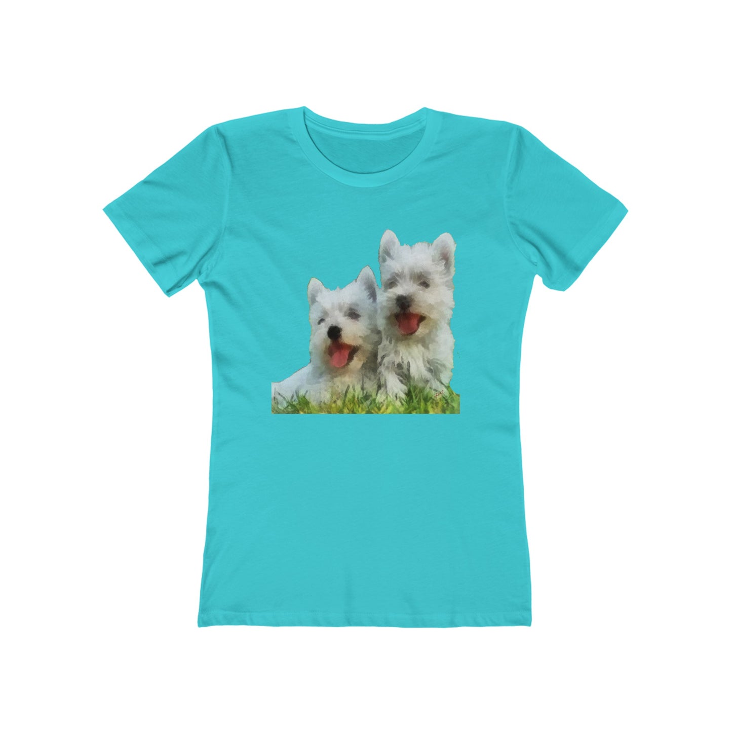 West Highland Terrier Women's Slim Fit Ringspun Cotton T-Shirt