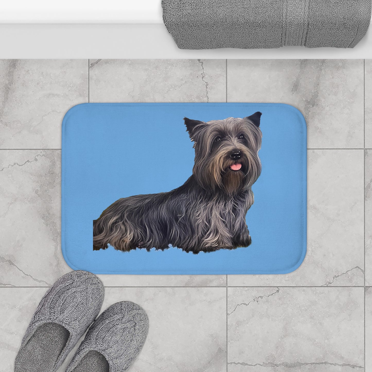 Skye Terrier Bathroom Rug Mat
