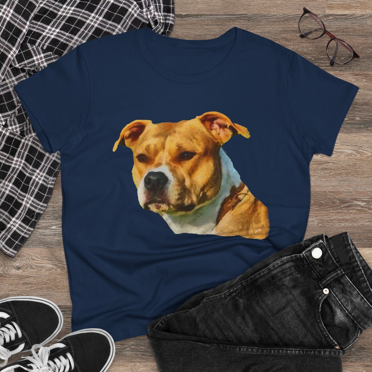 Pit Bull Women's Midweight Cotton Tee