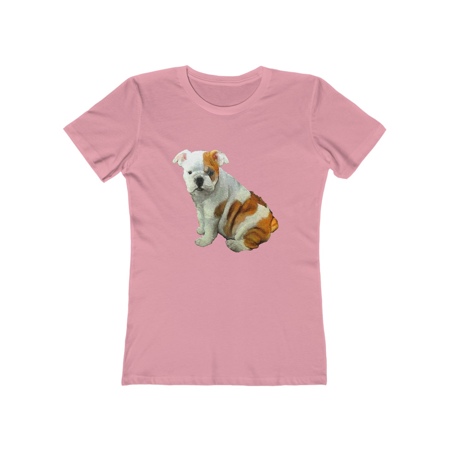 Bulldog 'Bugsy' Women's Ringspun Cotton T-Shirt