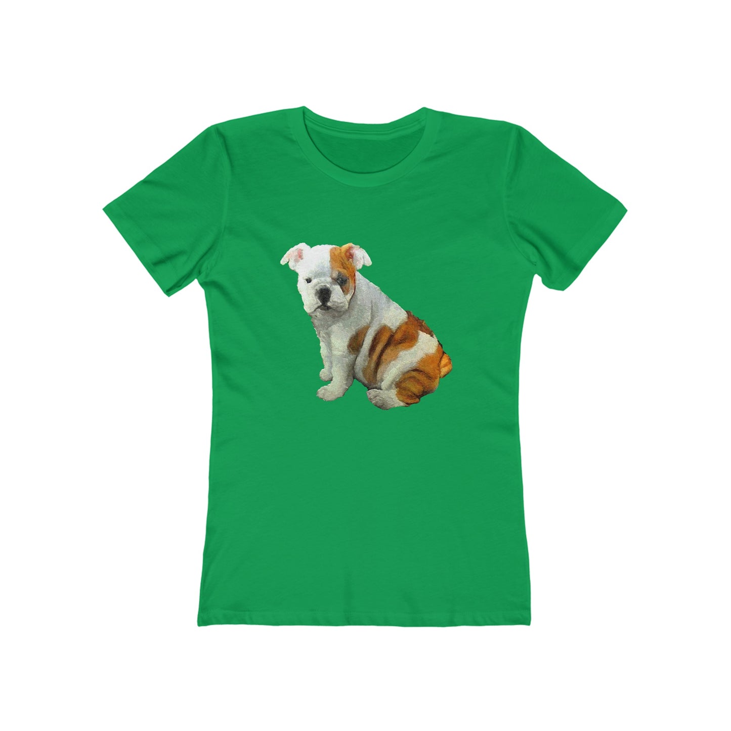 Bulldog 'Bugsy' Women's Ringspun Cotton T-Shirt