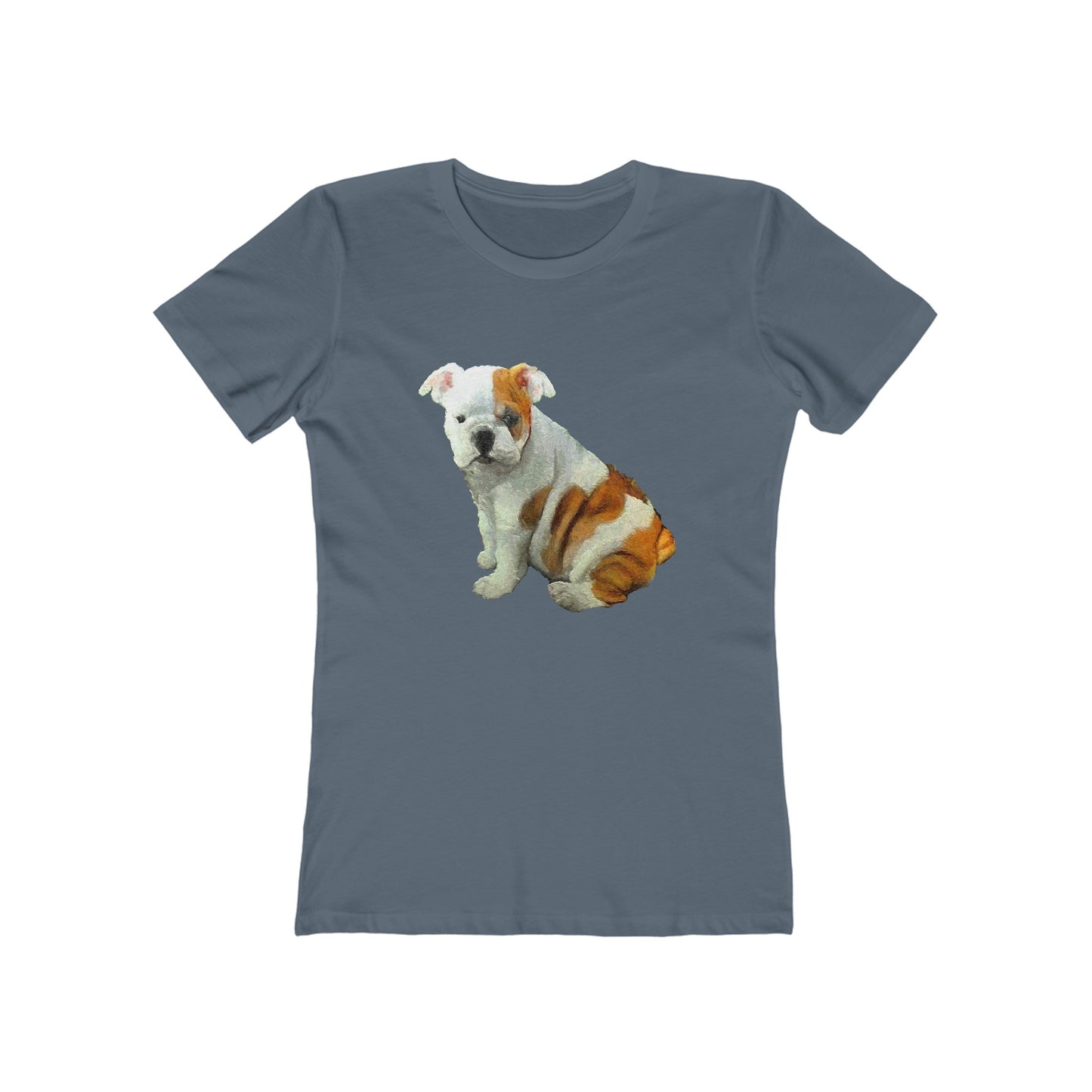 Bulldog 'Bugsy' Women's Ringspun Cotton T-Shirt
