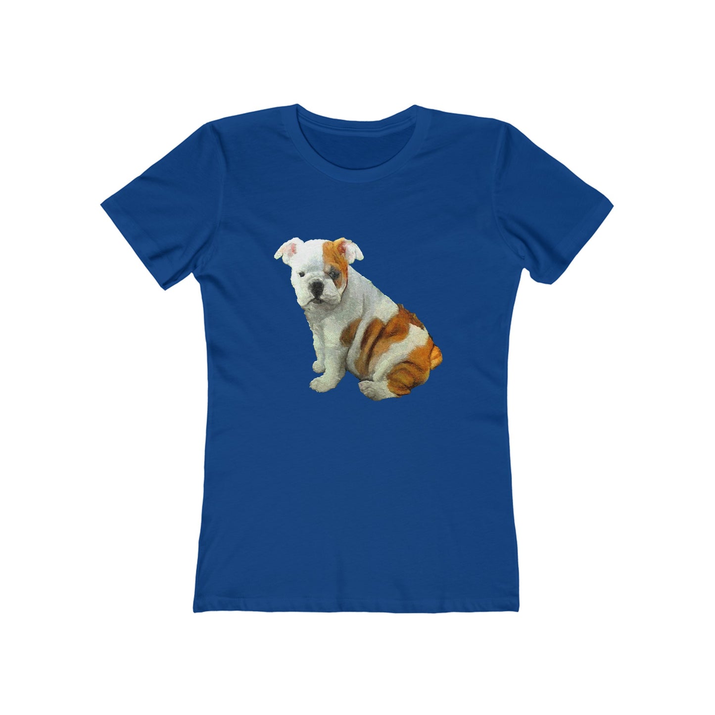 Bulldog 'Bugsy' Women's Ringspun Cotton T-Shirt