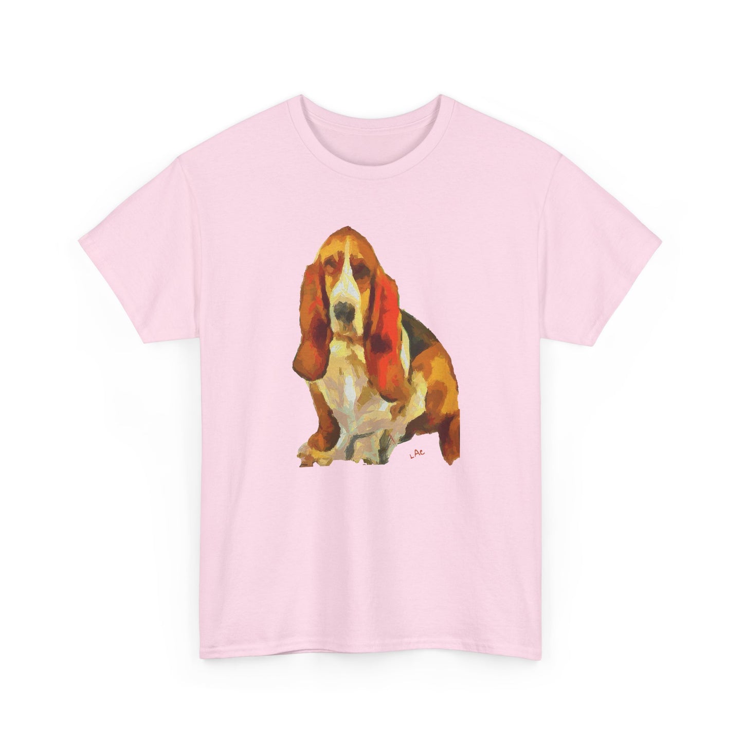 Basset Hound Dreamscape Heavy Cotton Tee