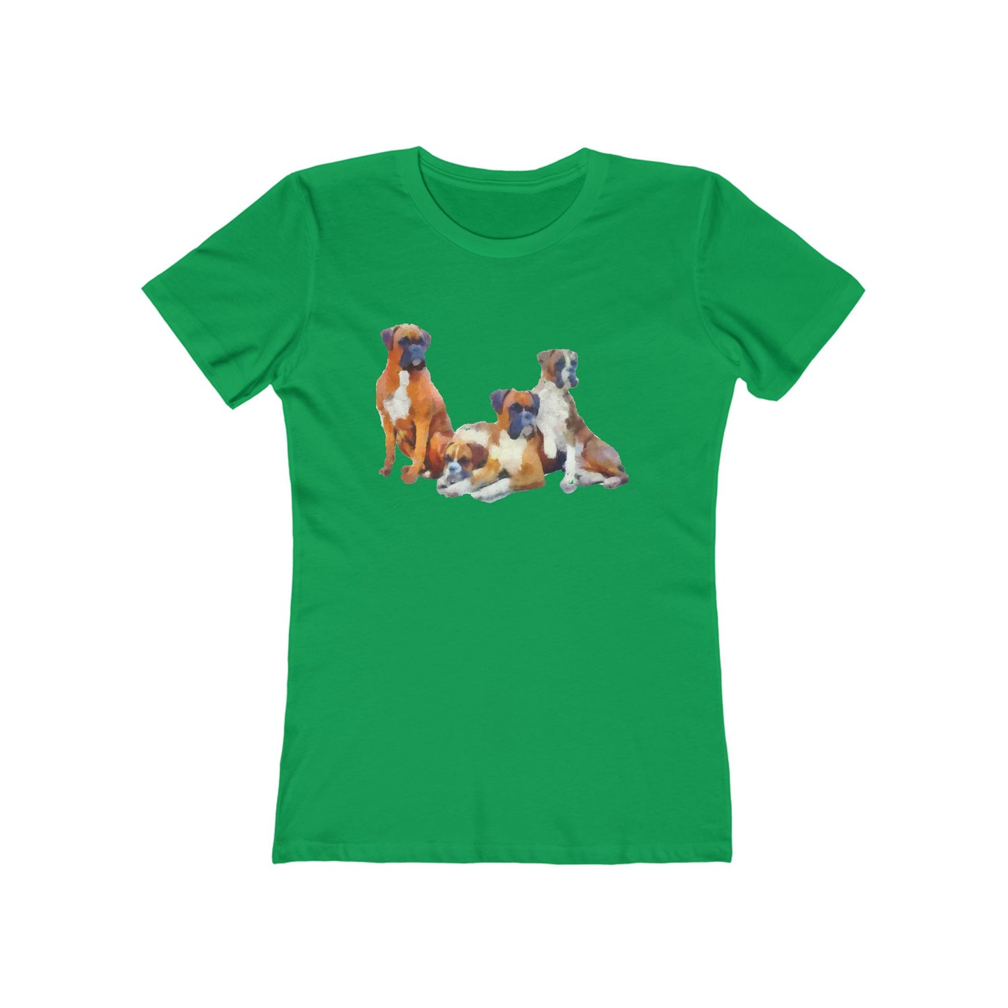 Boxer Quartet - Women's Slim Fitted Ringspun Cotton T-Shirt