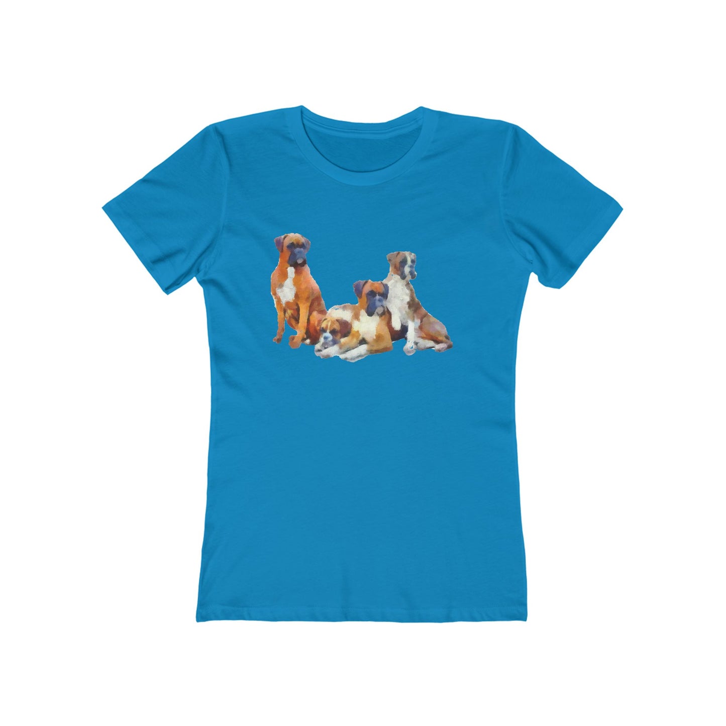 Boxer Quartet - Women's Slim Fitted Ringspun Cotton T-Shirt