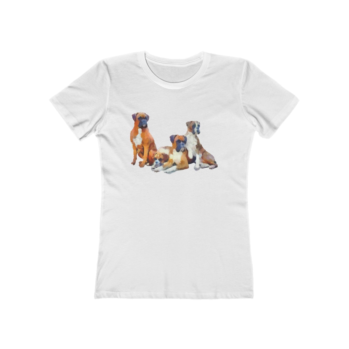 Boxer Quartet - Women's Slim Fitted Ringspun Cotton T-Shirt