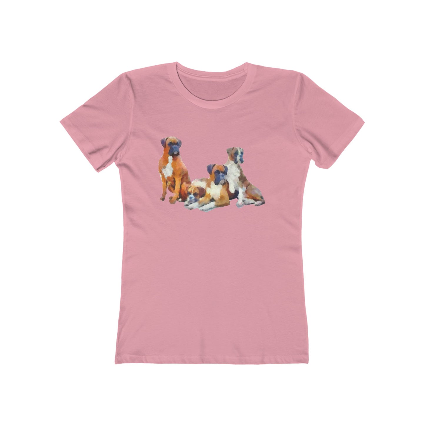 Boxer Quartet - Women's Slim Fitted Ringspun Cotton T-Shirt