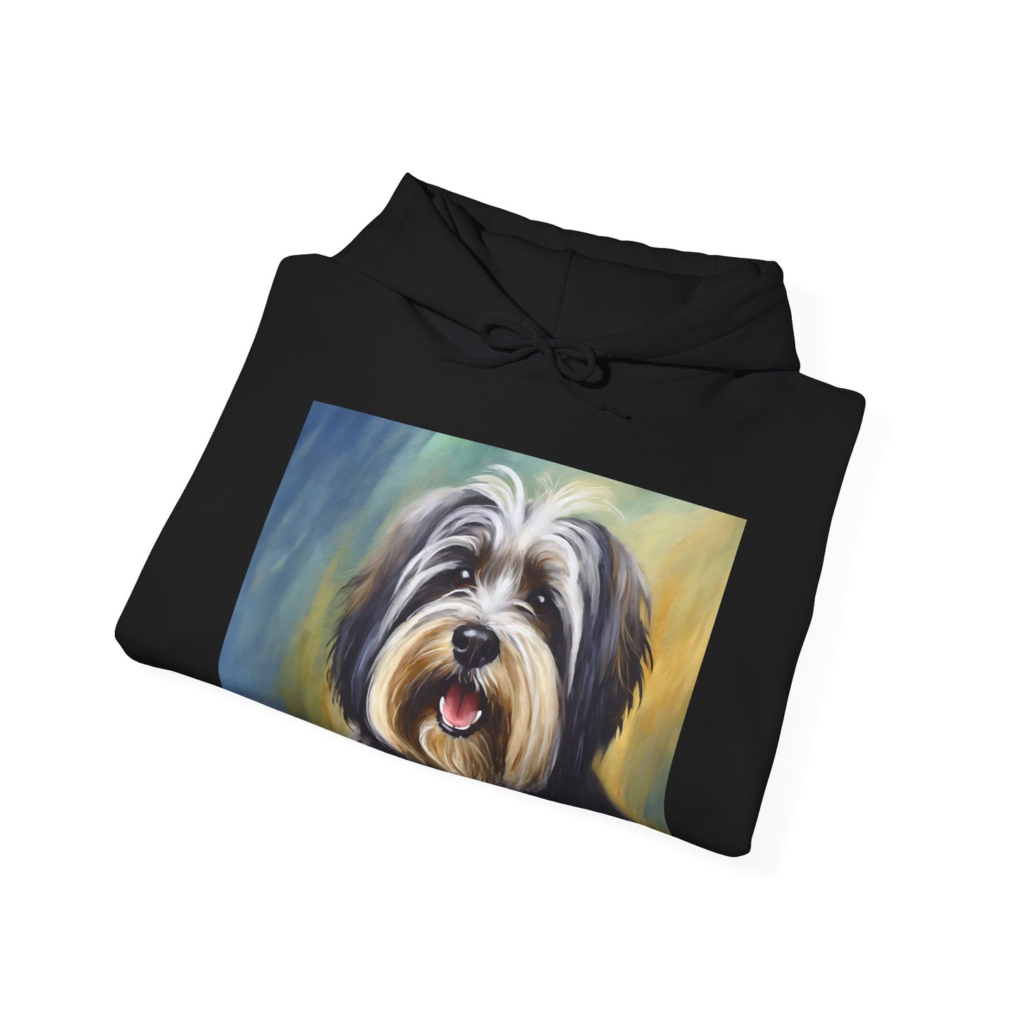 Tibetan Terrier 50/50 Hooded Sweatshirt